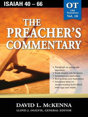 cover image of The Preacher's Commentary--Volume 18